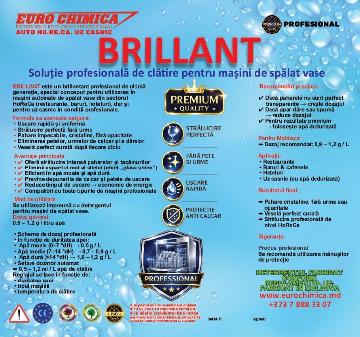 BRILLANT Clătitor 20 kg.